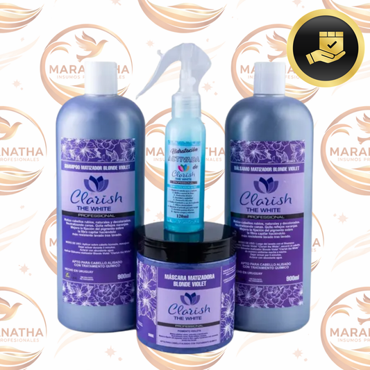 Pack Shampoo - Acond, Mascara Matizadora + Desenrredante Obs