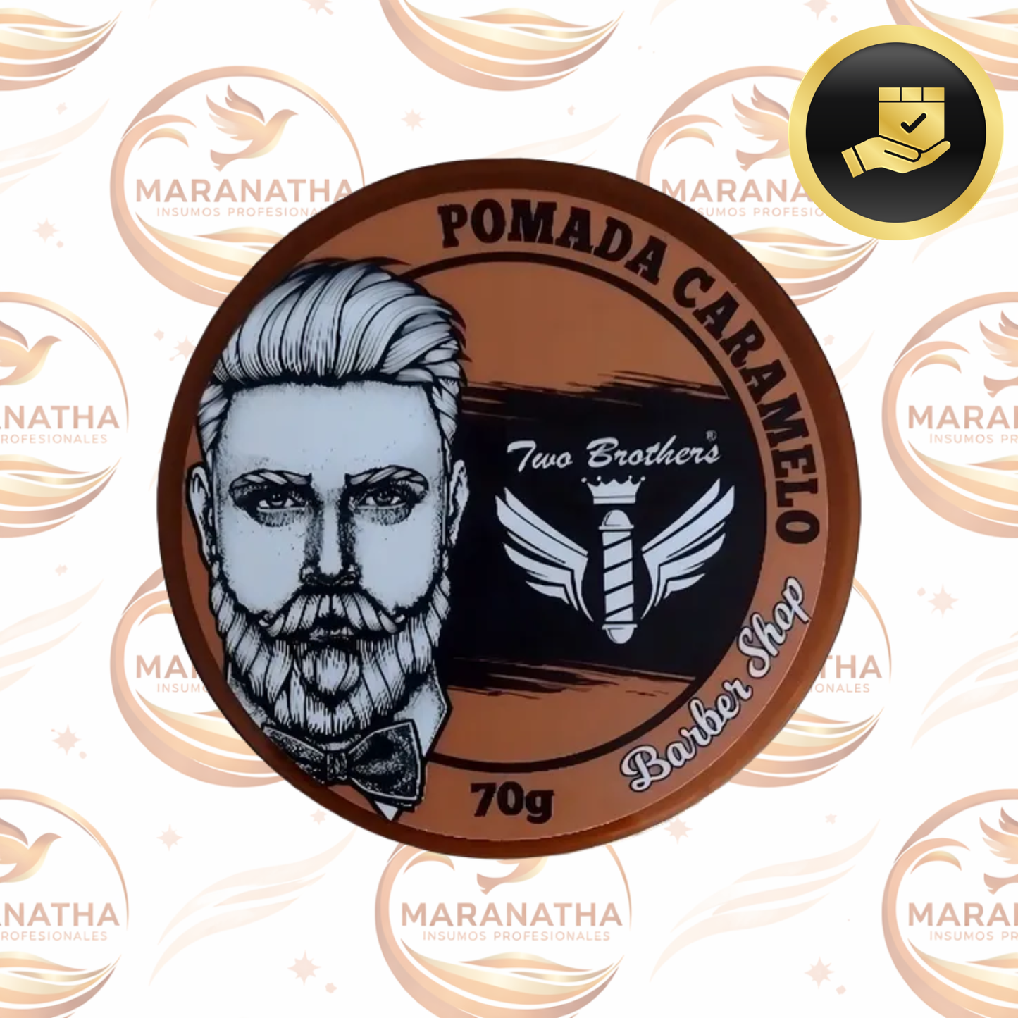 Pomada Caramelo Anti-frizz Two Brothers 70g