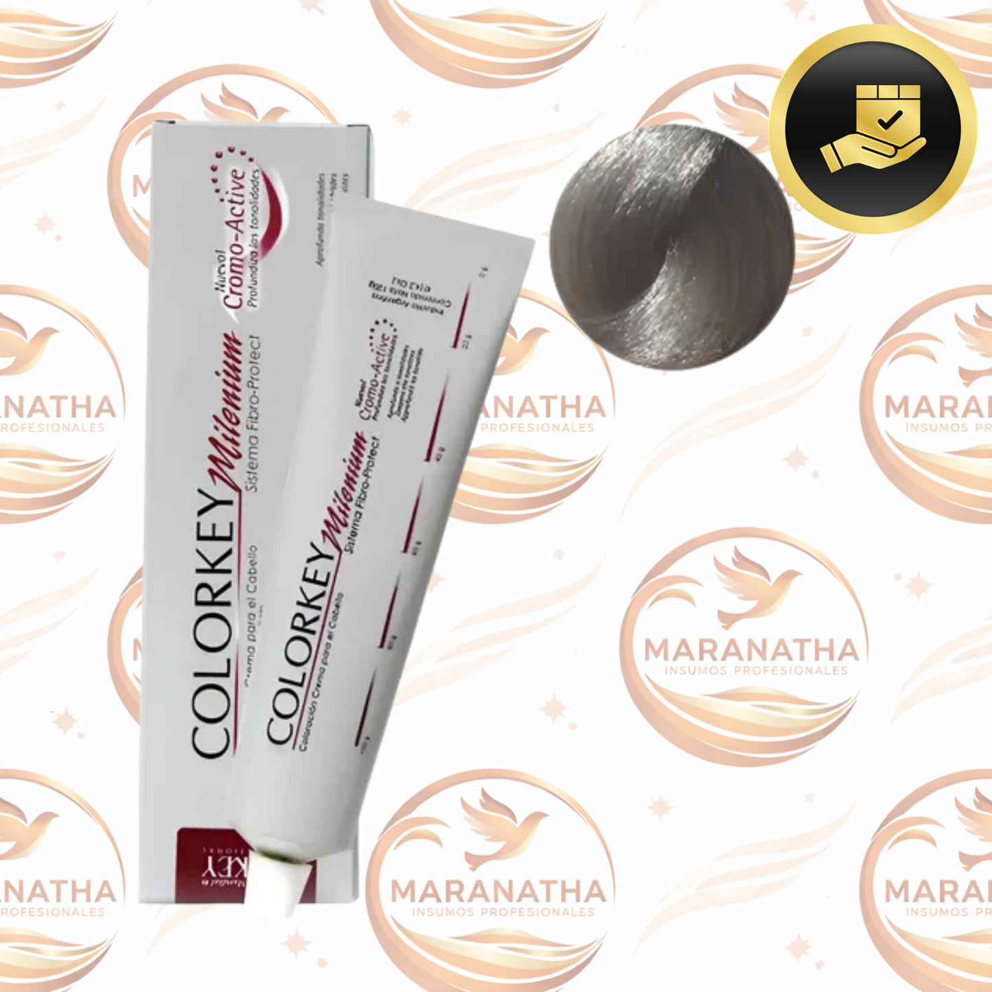 Tinta Silkey Colorkey Millennium Gris Plata 12, 120gr