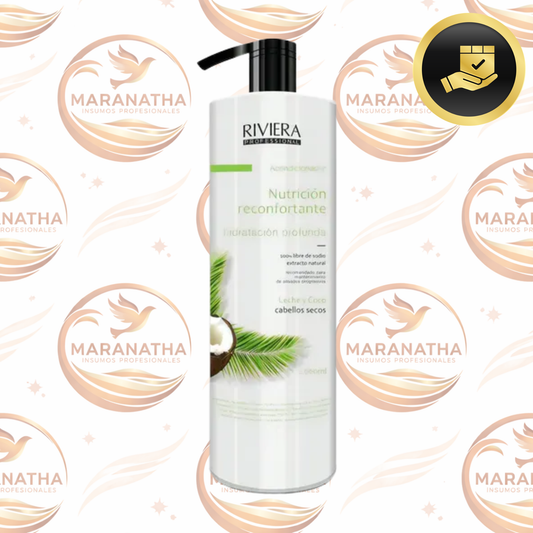 Acondicionador Cabello Seco Leche Y Coco Riviera 1l