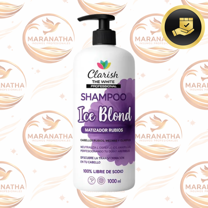 Shampoo Matizador Uso Diario Pigmentos Violeta  1t Clarish
