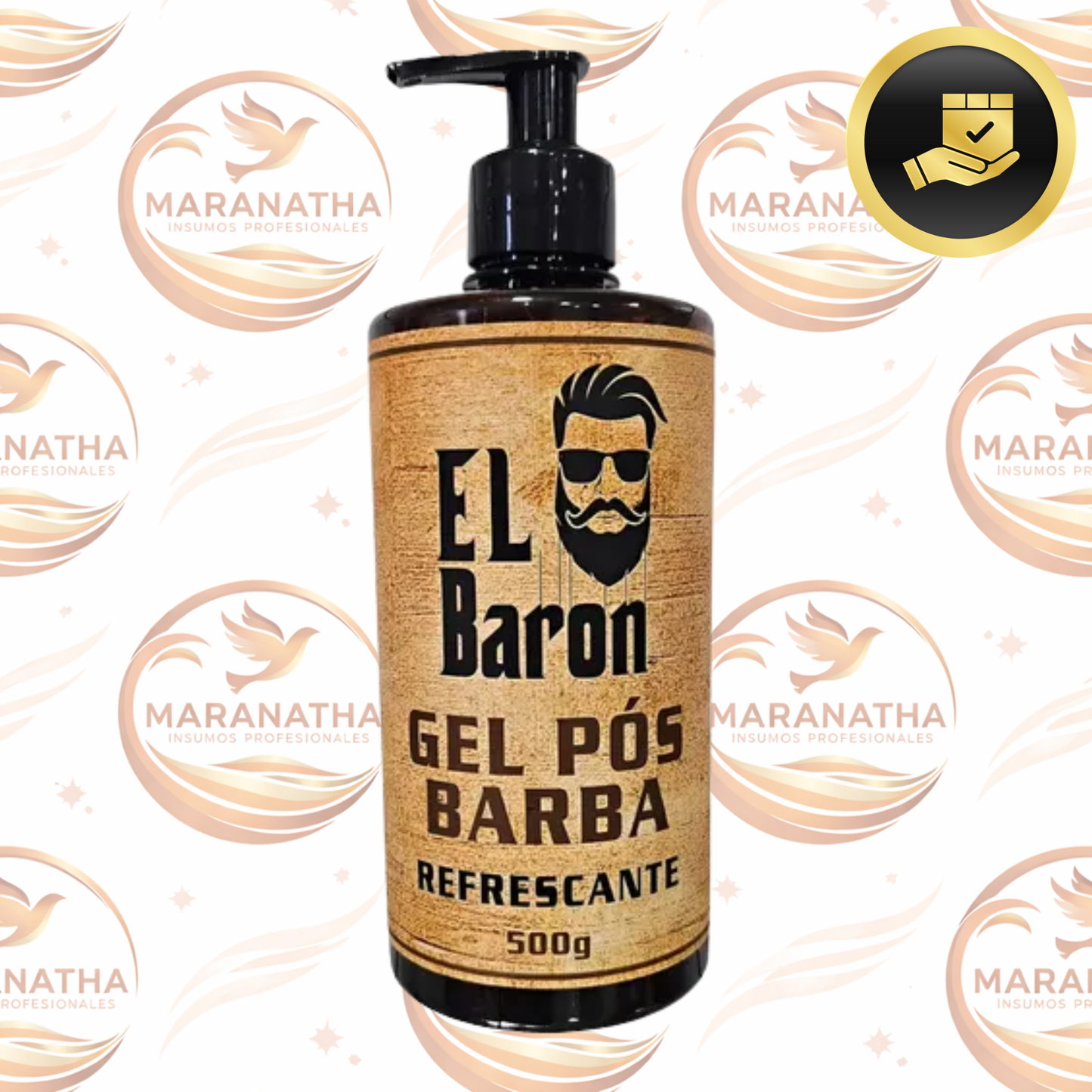 After Shave En Gel Refrescante El Baron 500 Ml Grande