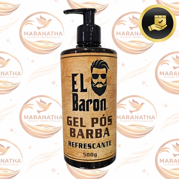 After Shave En Gel Refrescante El Baron 500 Ml Grande