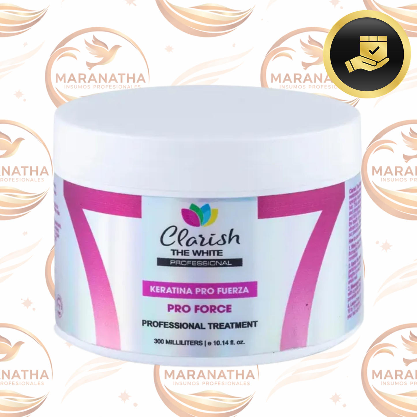 Concentrado De Keratina Pro Force 300gr Clarish The White