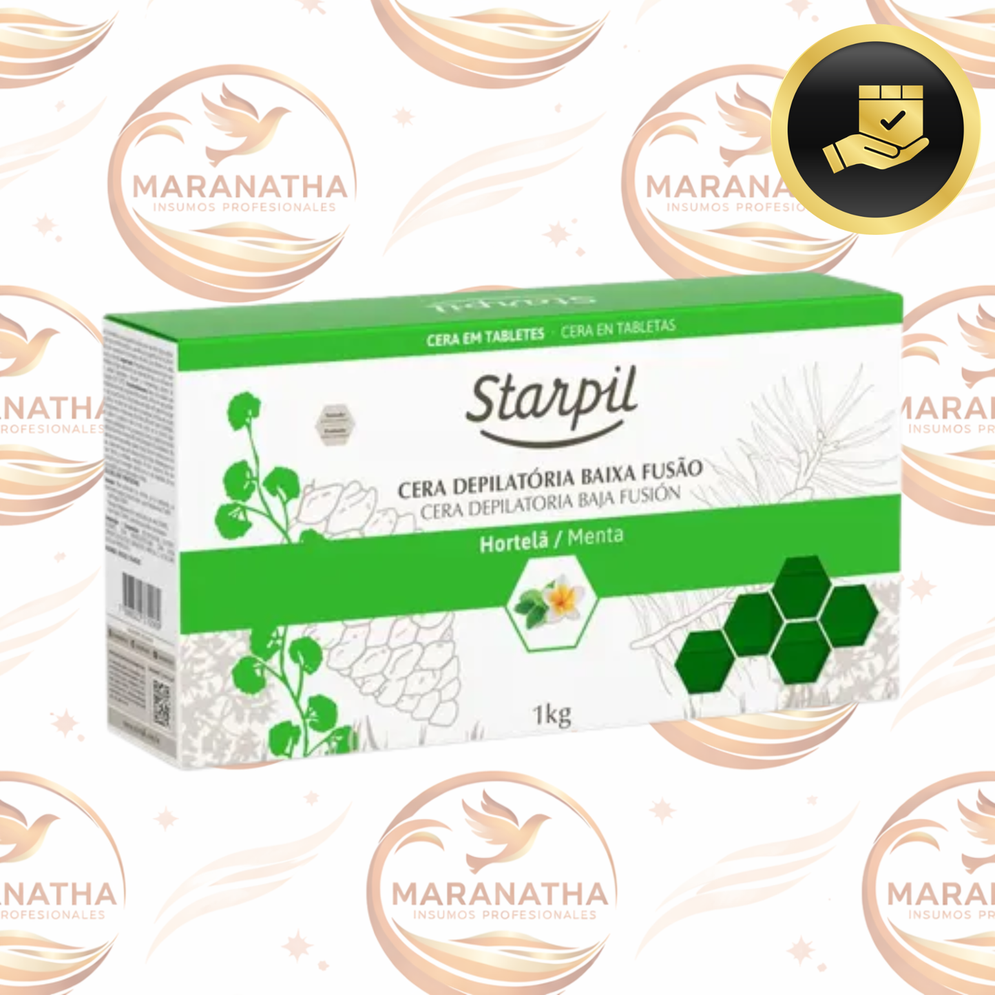 Cera Depilatoria En Pastilla Starpil Menta Frescura 1Kg