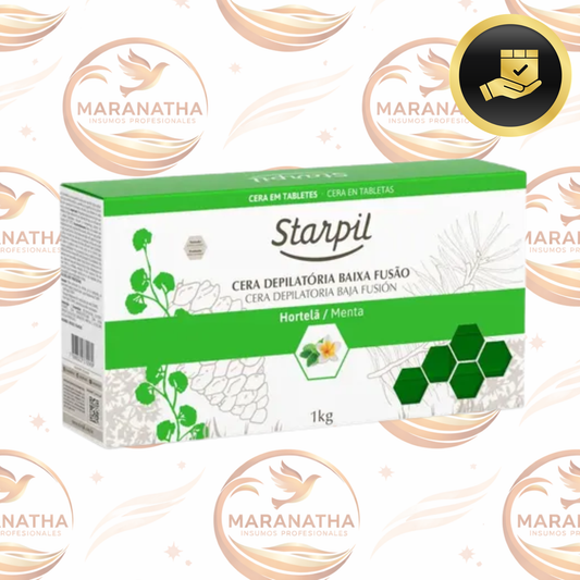 Cera Depilatoria En Pastilla Starpil Menta Frescura 1Kg