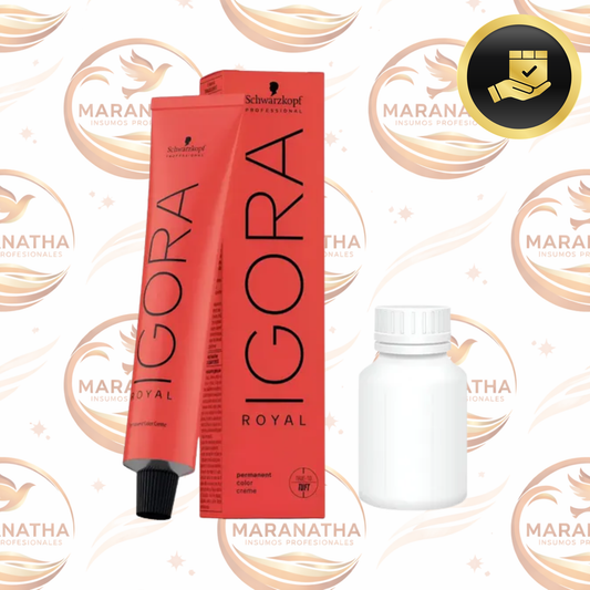 Tinta Igora Royal 60ml Varios Colores +oxi 60ml 20vol Regalo