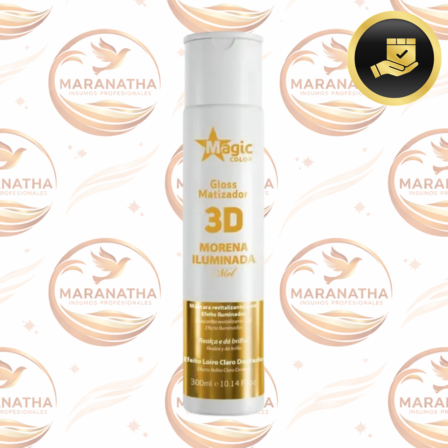 Matizador 3d Morena Iluminada Mel 300 Ml