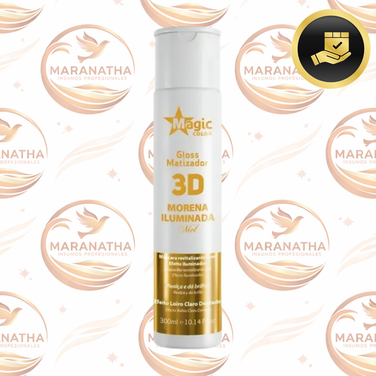 Matizador 3d Morena Iluminada Mel 300 Ml