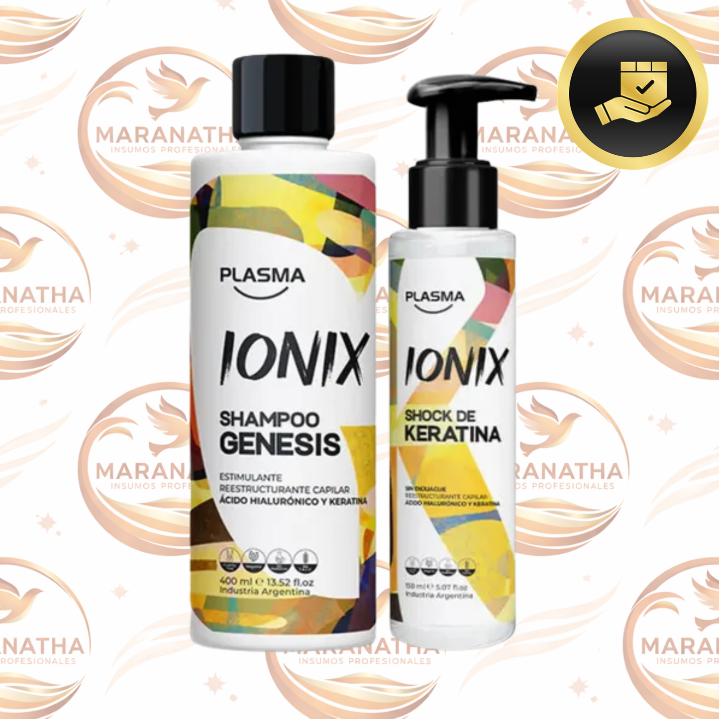 Pack Ionix Plasma Shampo Genesis+ Keratina Shock