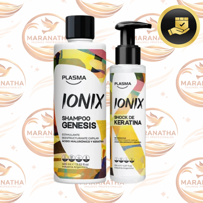 Pack Ionix Plasma Shampo Genesis+ Keratina Shock