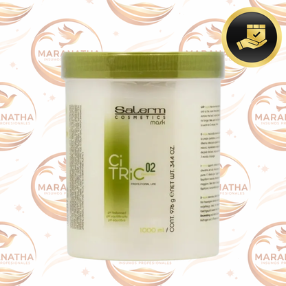 Mascarilla Salerm® Citric P/ Cabello Teñido 1 Litro