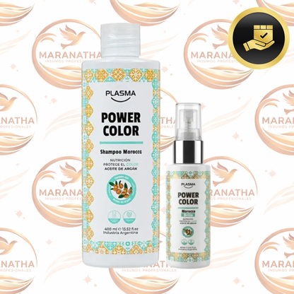 Pack Power Color Shampoo + Brillo Profesional Plasma