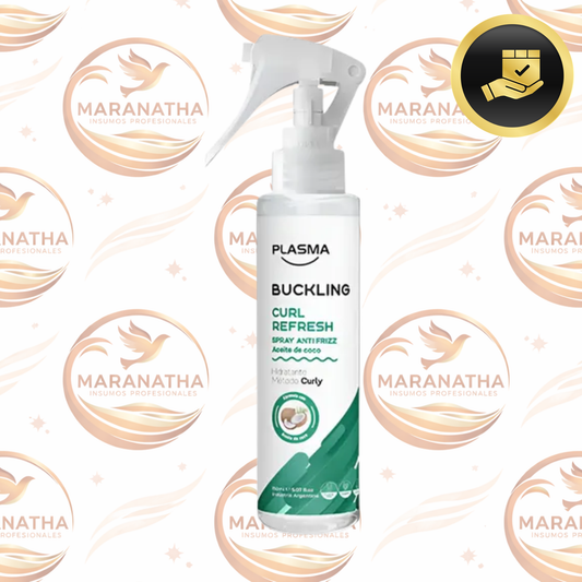 Spray Para Bucles Hidratante Aceite De Coco Plasma 150ml