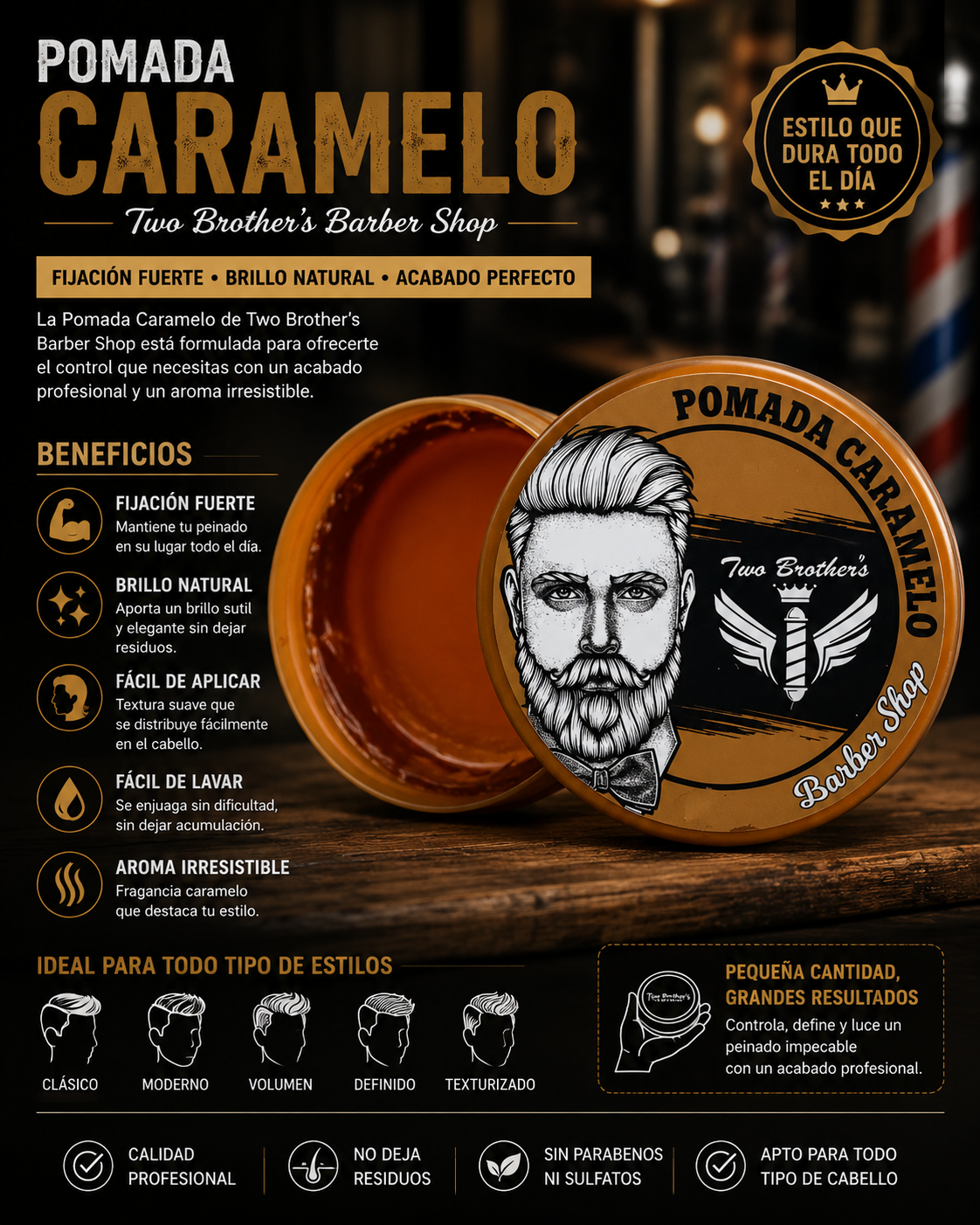 Cera Caramelo 70gr  X  6