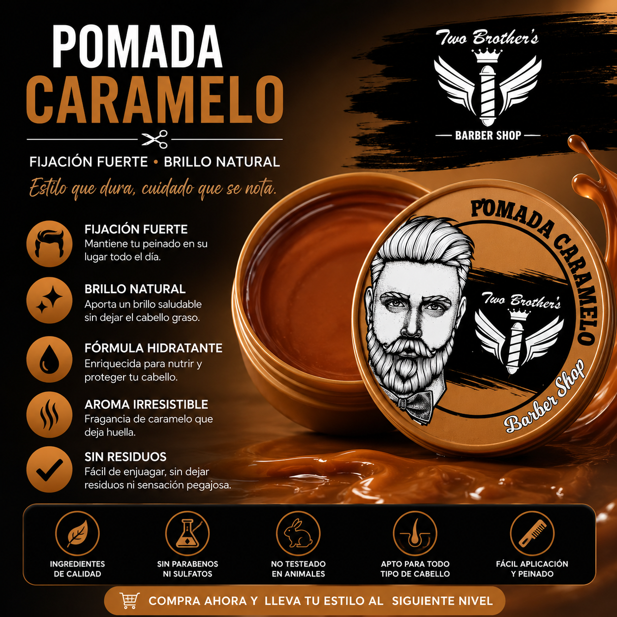 Cera Caramelo 150g X 6