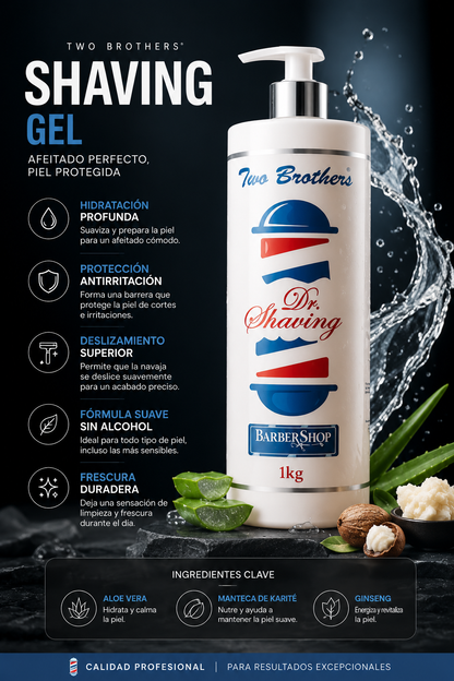 Gel De Barbear Two Brother
