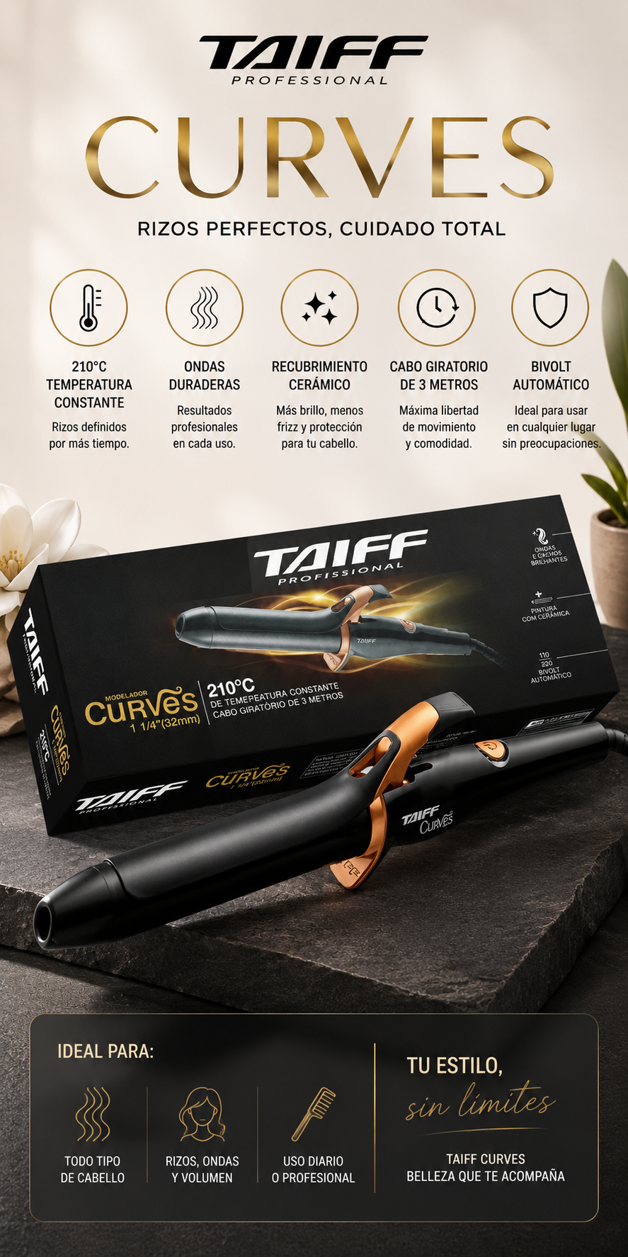 Buclera Taiff Curves (32 Mm)