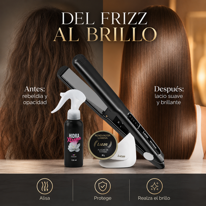 Plancha Lizze Extrem + Kit Mantenimiento + Protector Termico