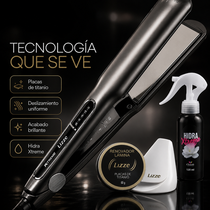Plancha Lizze Extrem + Kit Mantenimiento + Protector Termico