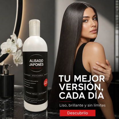 Alisado Japonés Profesional 1000 ml – Liso Extremo y Control Total del Frizz