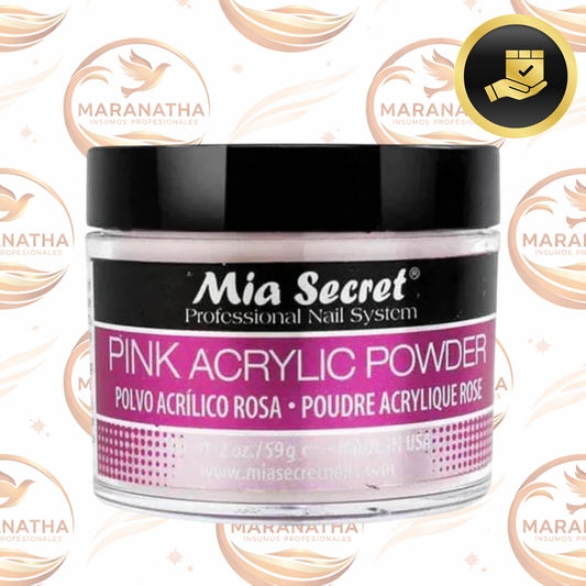 Mia Secret Polimero Polvo Acrílico Rosa - 60g