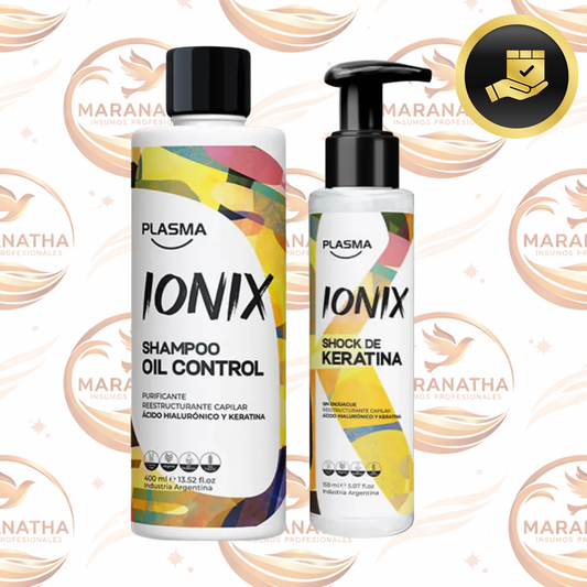 Pack Ionix Plasma Shampo Oil Control  + Keratina Shock