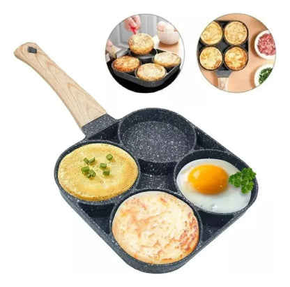 Sarten Antiadherente 4 Divisiones Huevos Tortillas
