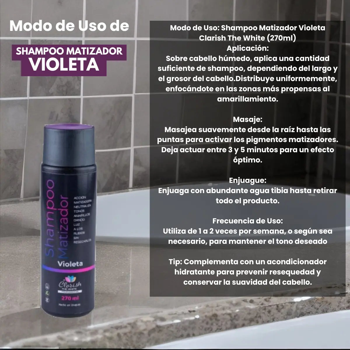 Shampoo Matizador Femenino + Keratina Blonde Decolorados