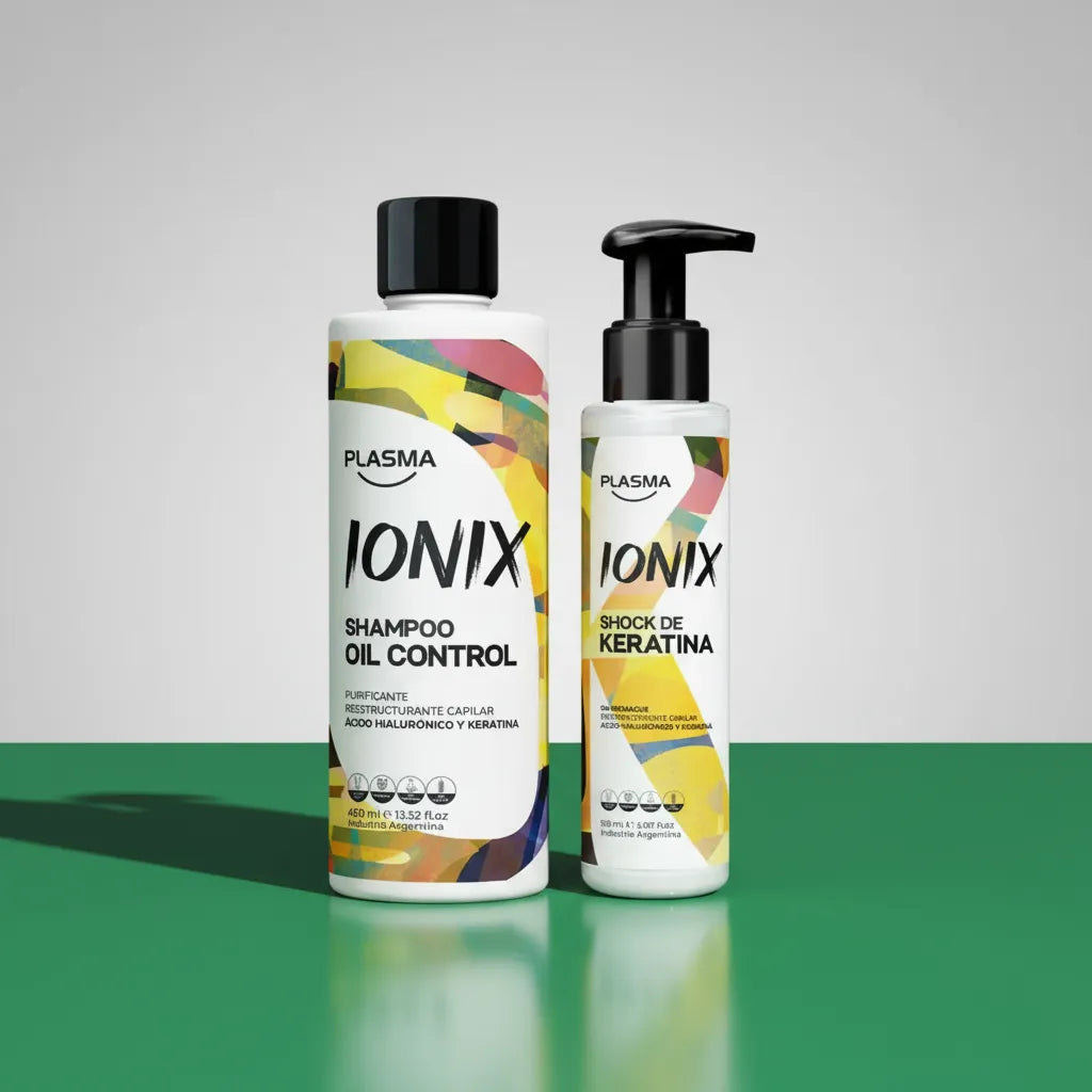 Pack Ionix Plasma Shampo Oil Control  + Keratina Shock