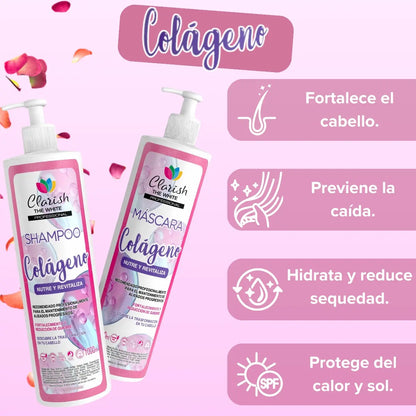 Pack Shampoo Sin Sal + Acond Colageno Rep. + Alisado S/f