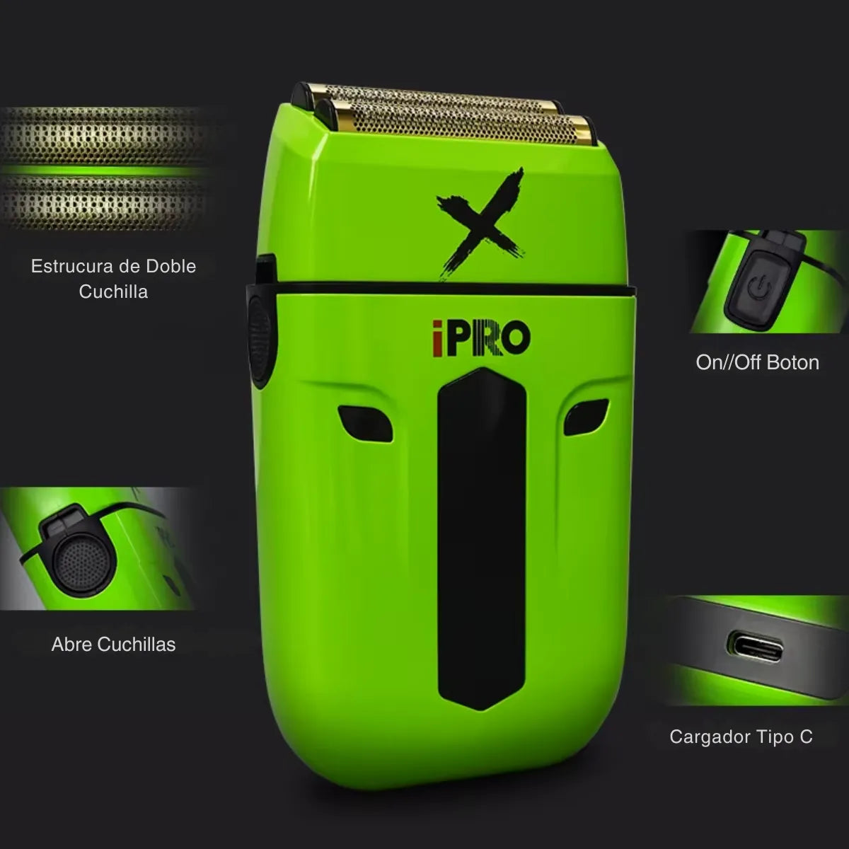 Rasuradora Ipro Profesional 8800 Rpm Digital Ultra