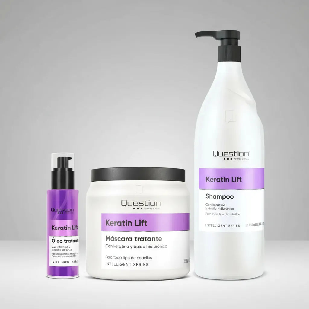 Pack Keratin Lift Shampoo+mascara+oleo Question Profesional