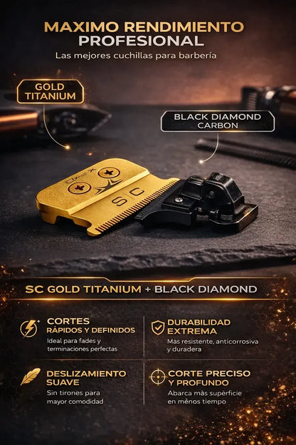 Cuchilla De Repuesto Stylecraft Gold Titanium X-pro The One