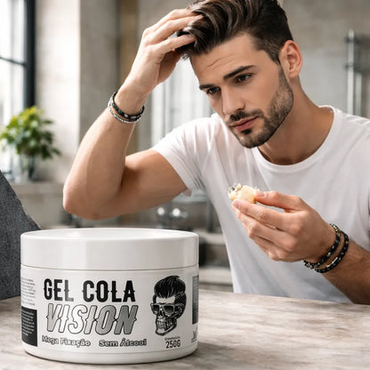 Cera Modeladora Gel Cola Vision 250ml Mega Fijacion