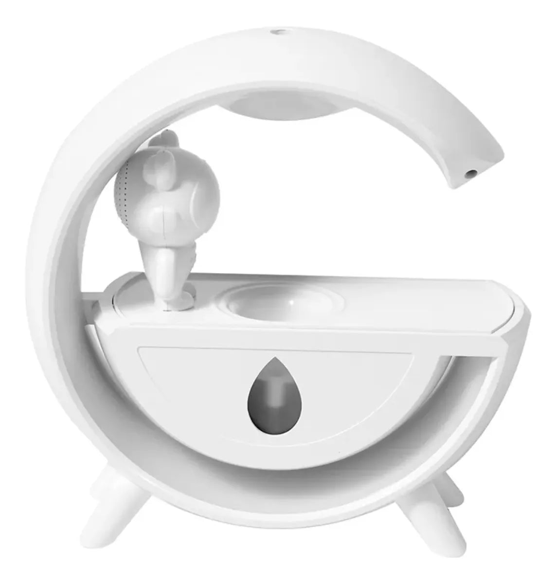 Parlante G Lámpara Veladora Con Luz Led Rgb Humidificador