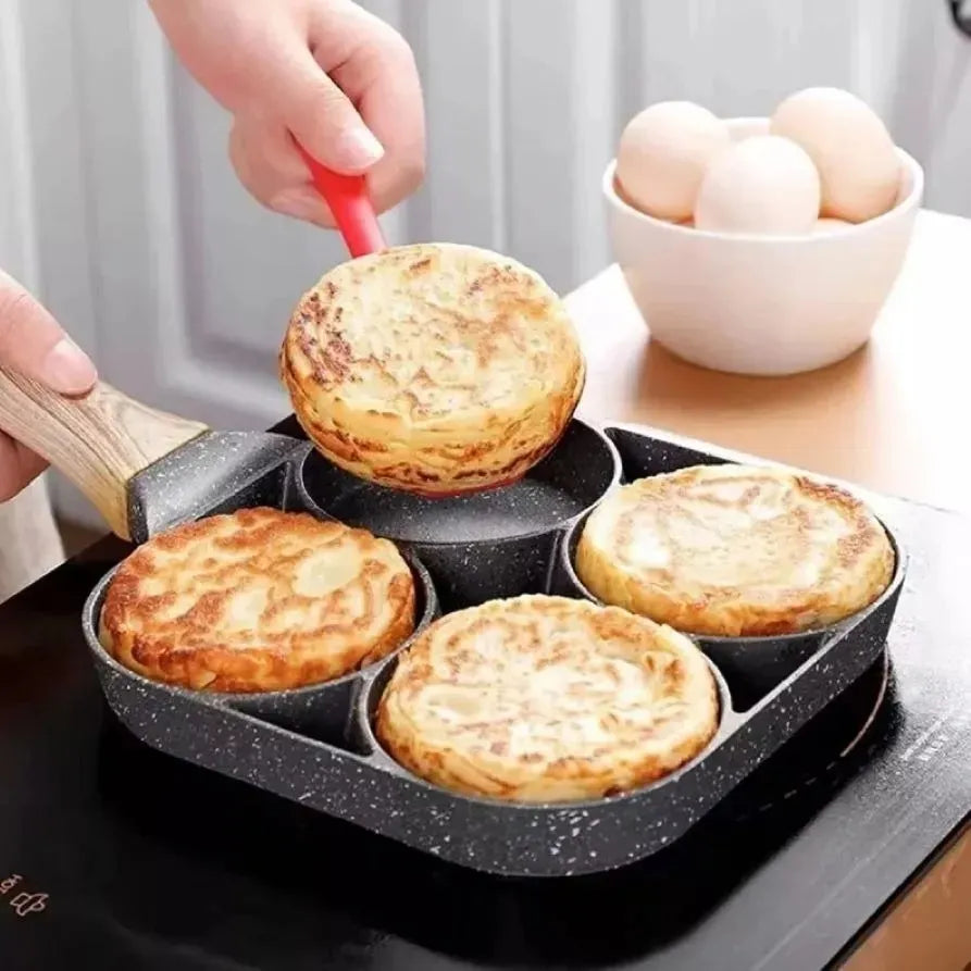Sarten Antiadherente 4 Divisiones Huevos Tortillas