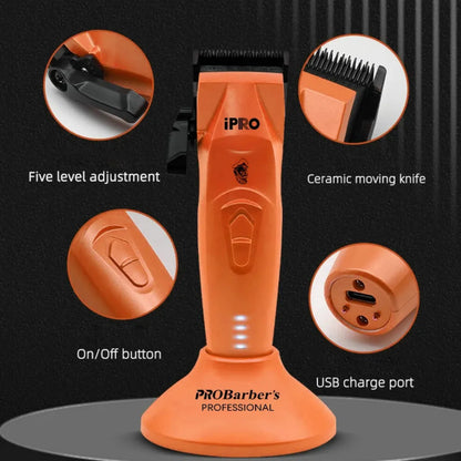 Maquina Corta Pelo Inalambrica Profesional Ipro 7200rpm