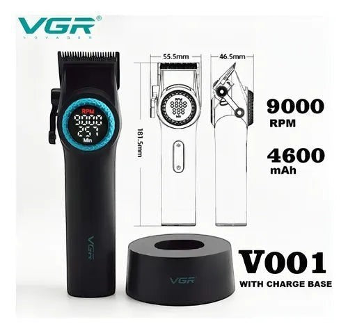 Cortadora De Pelo Vgr Cortadora De Pelo V-001 Negra