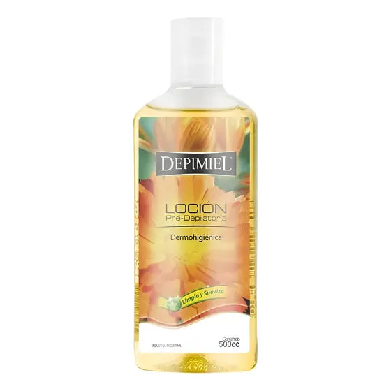 Loción Pre Depilatoria X 500 Ml Depimiel Limpia Y Suaviza