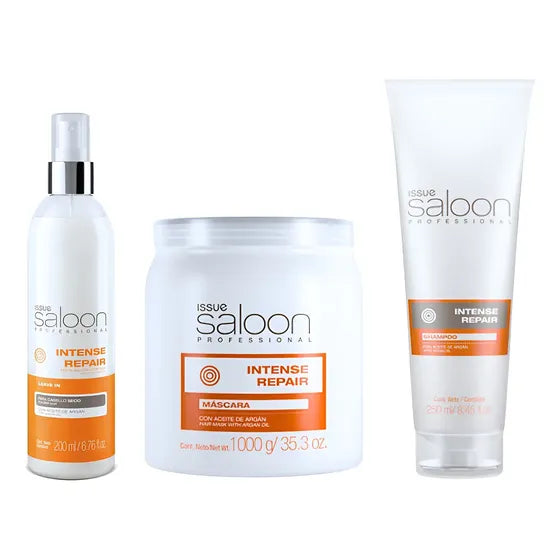 Pack Shampoo Sin Sal + Mascara + Serum Issue Profesional