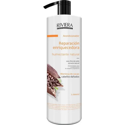 Acondicionador Cabello Dañado Chocolate Riviera 1l