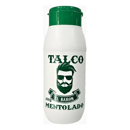 Talco Mentolado El Baron Para Barberia 200g