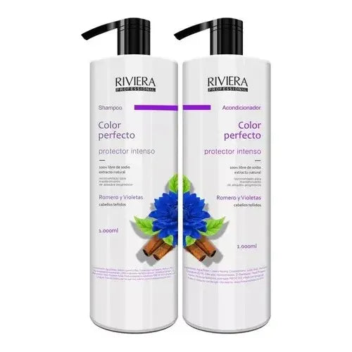 Shampoo + Acondicionador Riviera - Cabellos Teñidos