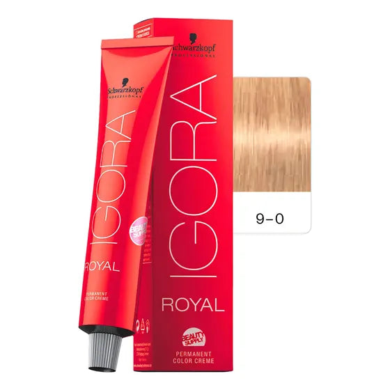 Igora Royal 9-0 Rubio Extra Claro Natural Coloración Schwarzkopf