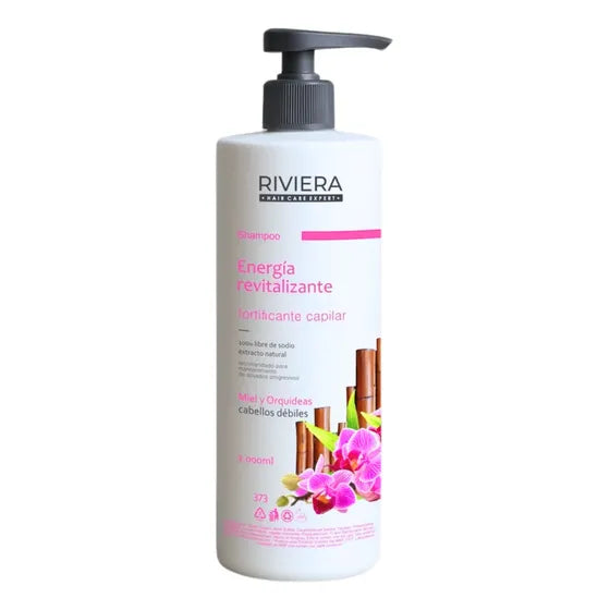 Shampoo Todo Tipo De Cabello Miel Y Orquídeas Riviera 1l