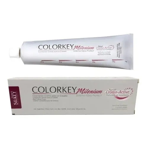 Tinta Silkey Colorkey Milenium Coloración Crema Profesional 120 G Tono 5.3 castaño claro dorado