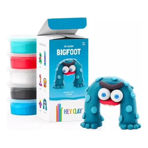 Plastilina Hey Clay Moldeable Bigfoot para Niños 3+ Años DIY Aliens