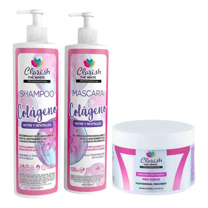 Shampoo Sin Sal  + Acond Con Colágeno + Keratina Concentrada