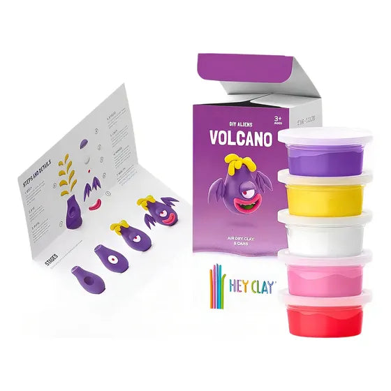 Plastilina Para Moldear Hey Clay Alienígenas Color Volcano Niños 3+